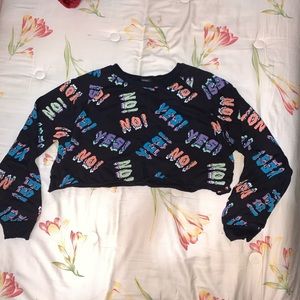 Forever 21 cropped sweater